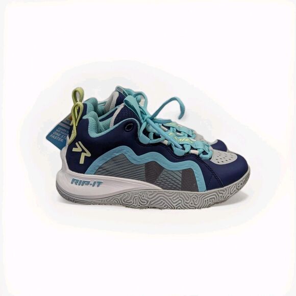 Rip It Size 7 White Navy Blue Future Volleyball Shoe Women's Sneakers NWOB - Picture 1 of 9